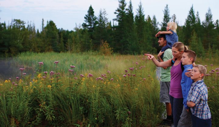 Family at Grass River Natural ARea