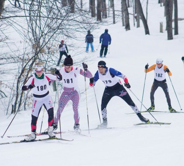 King of the Hill Skiers