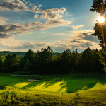 Hawk's Eye GC - Hole #2 Green and Fairway Aerial