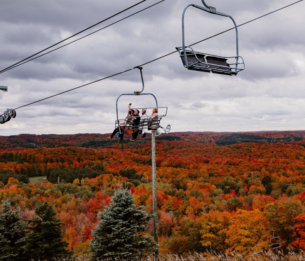 Fall Chairlift Rides sponsored by Short’s Pure Michigan IPA - Shanty ...